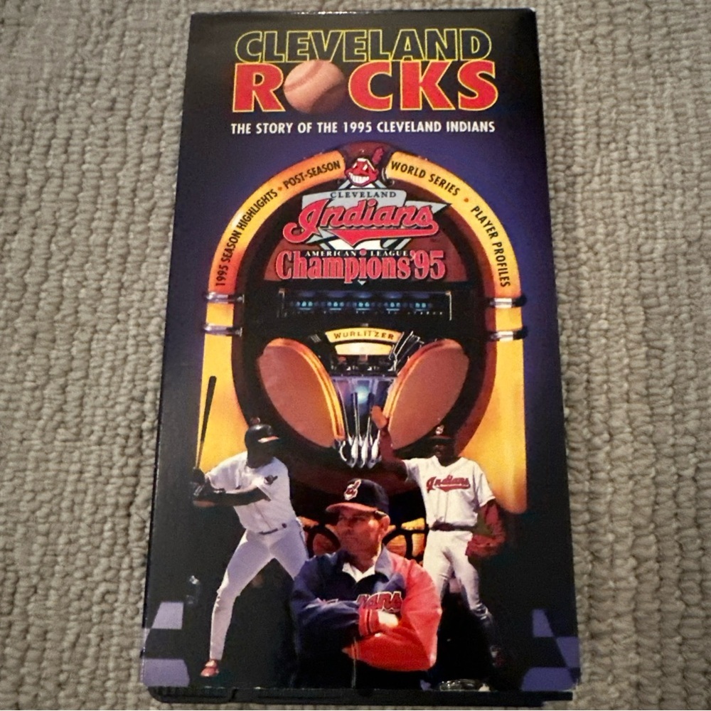 Cleveland Rocks The Story‎ of the 1995 Cleveland Indians MLB VHS, 1995 Pre-owned